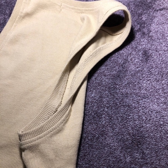 Glassons nude ribbed tank, S - Picture 4 of 5